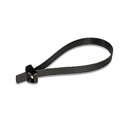 Abb Cable Tie, 27 in L, Black, Acetal, 250 lb Strength, 10 PK TYD5270M